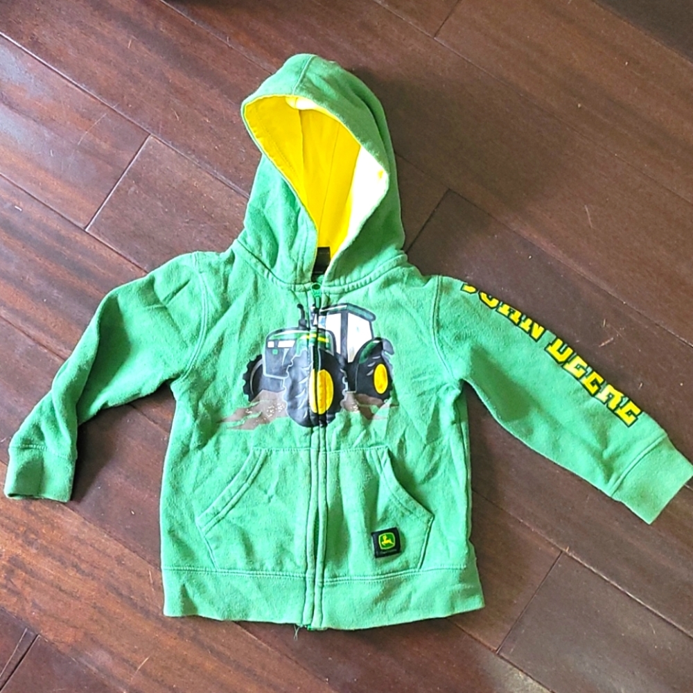 3T John Deere Zip Up Jacket w/ Hood